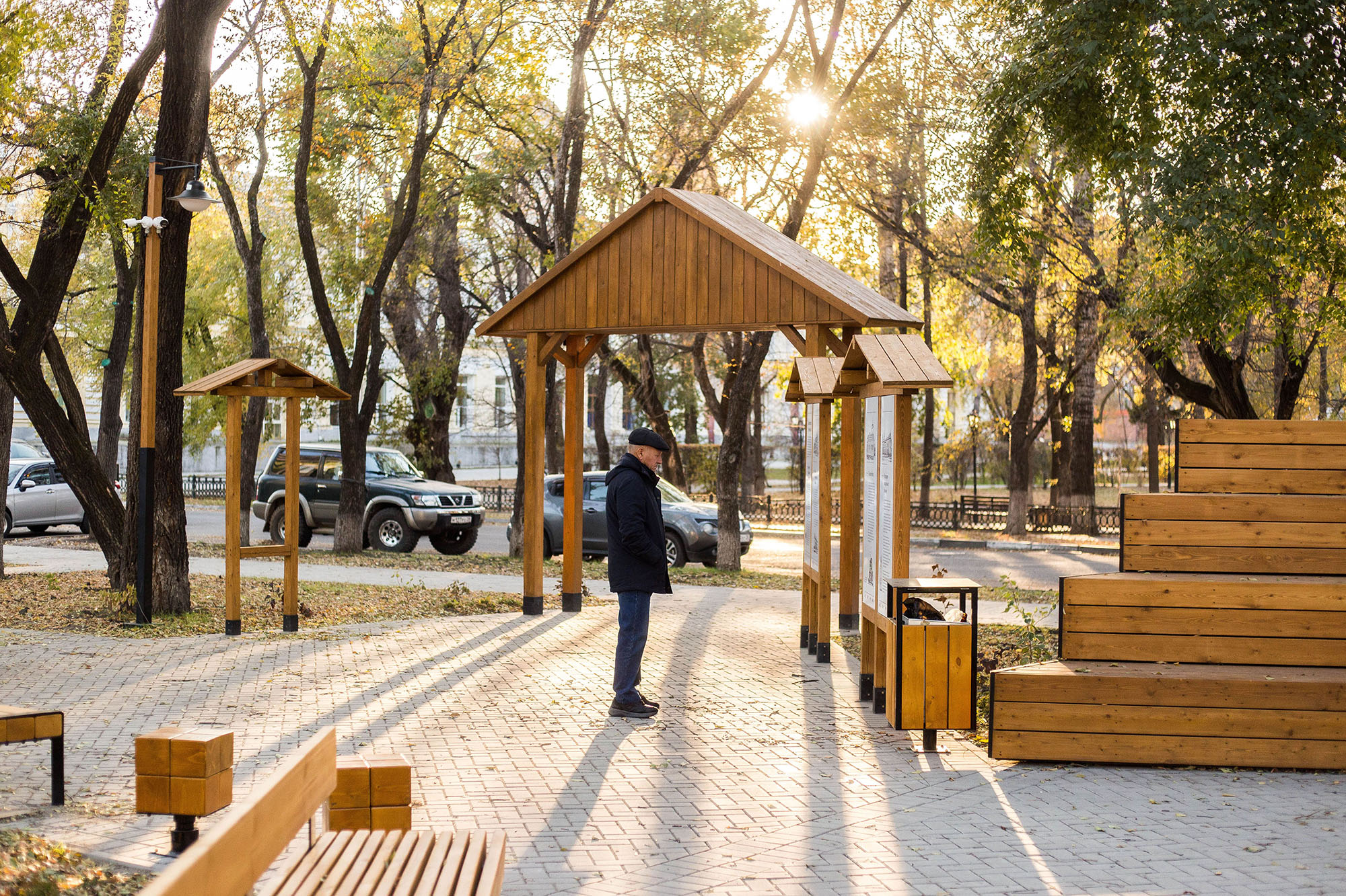 Сквер, раскрывающий историю купечества