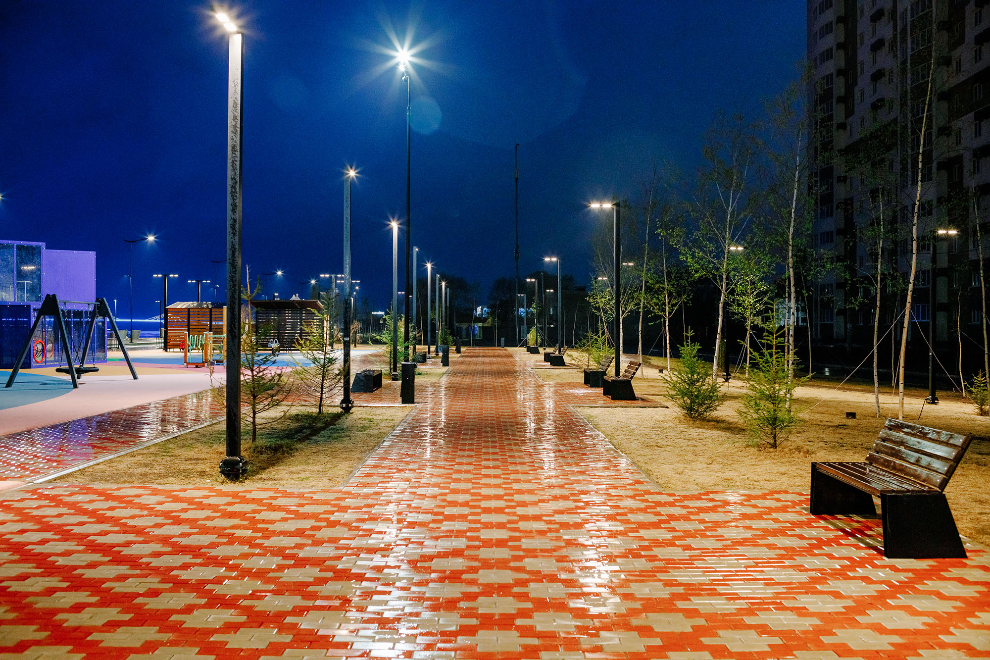 Благоустройство набережной реки Зея