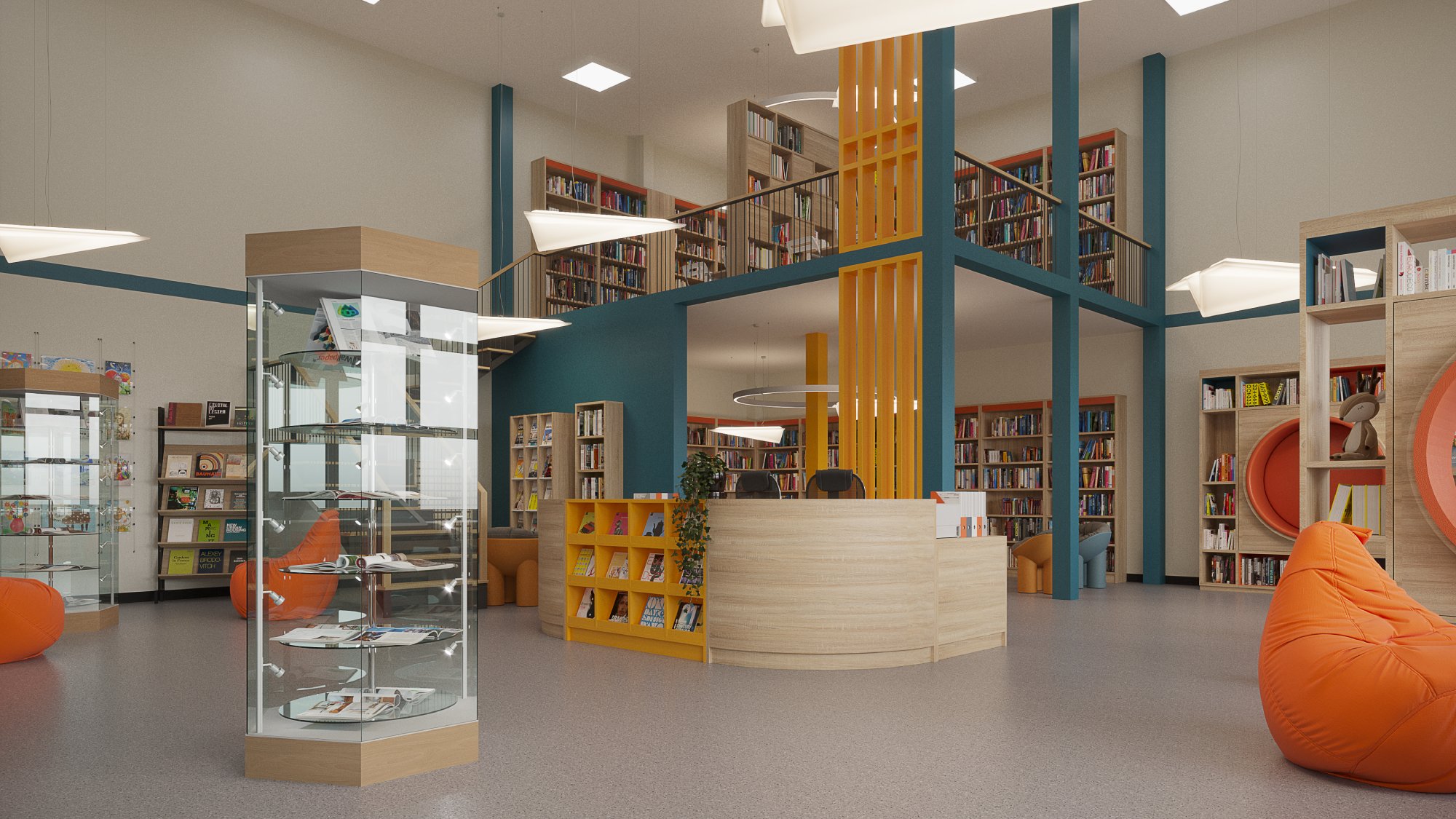 Интерьер для библиотеки в Бурее